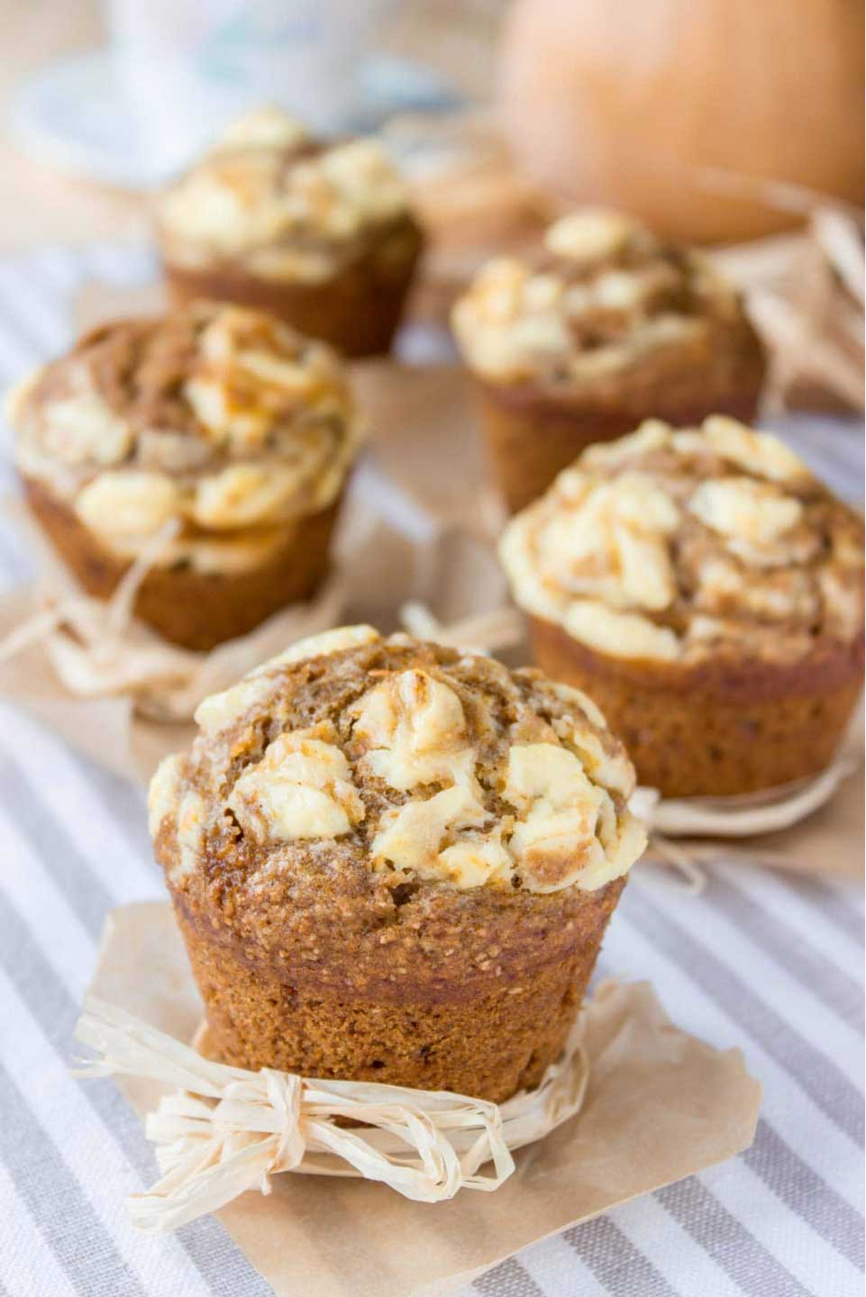 From paleo to gluten free, sugar free to whole grain! No matter what “healthy” means to you, we’ve got pumpkin muffins you’ll love! Unique flavor combos and lots of decadence … but so nutritious, too! These healthy pumpkin muffin recipes are easy to make – whip one up for quick breakfasts or healthy snacks! | pumpkin recipes | pumpkin muffins healthy | gluten free | grain free | paleo | whole wheat | refined sugar free | dairy free | #healthyrecipes #pumpkin #muffins | www.TwoHealthyKitchens.com