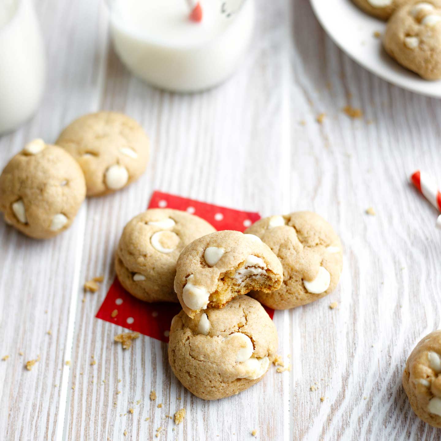 Peppermint-White Chocolate Chickpea Cookie Recipe