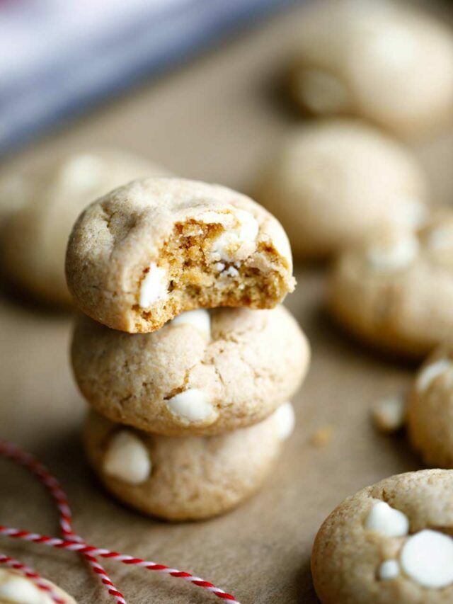 Peppermint-White Chocolate Chickpea Cookies Story