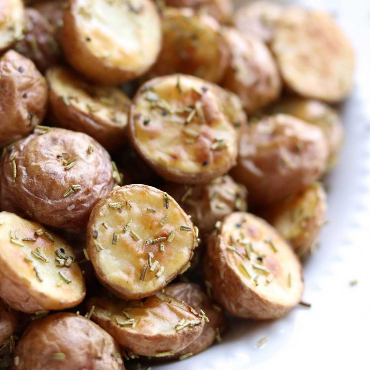 Easy Rosemary Roasted Potatoes - Two Healthy Kitchens