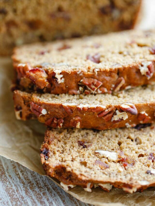 Whole Wheat Banana Bread with Pecans and Dates Story