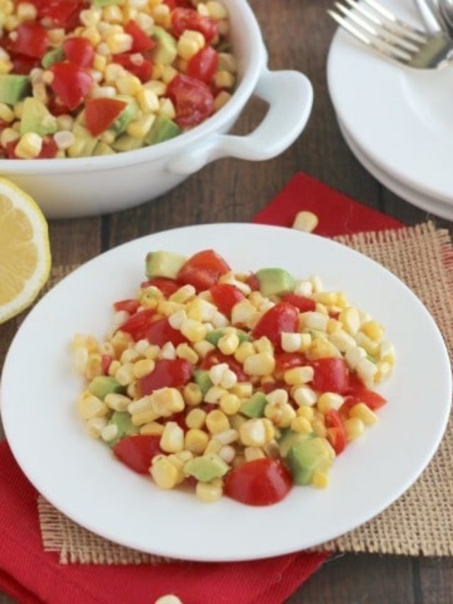 No-Cook Fresh Corn, Tomato and Avocado Salad Story