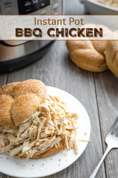 Carolina-Style Instant Pot Shredded BBQ Chicken Sandwiches - Two ...