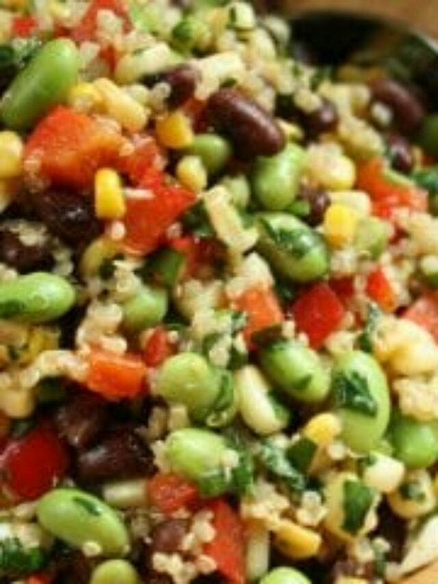 Quinoa Salad With Corn and Edamame Story