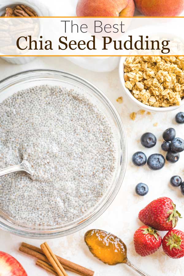 pinnable image of Chia Pudding with text overlay