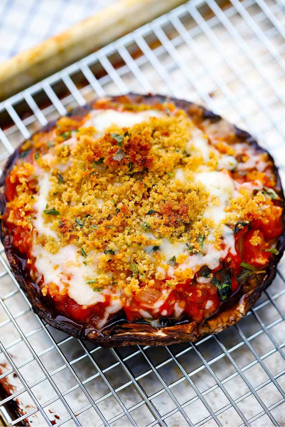 Best Vegetarian Recipe For Stuffed Portobello Mushrooms 