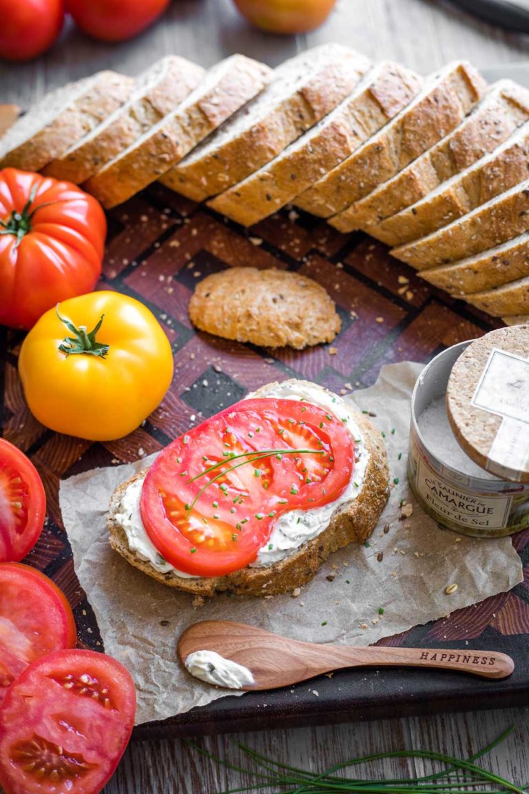 The Best OpenFaced Tomato Sandwich Two Healthy Kitchens