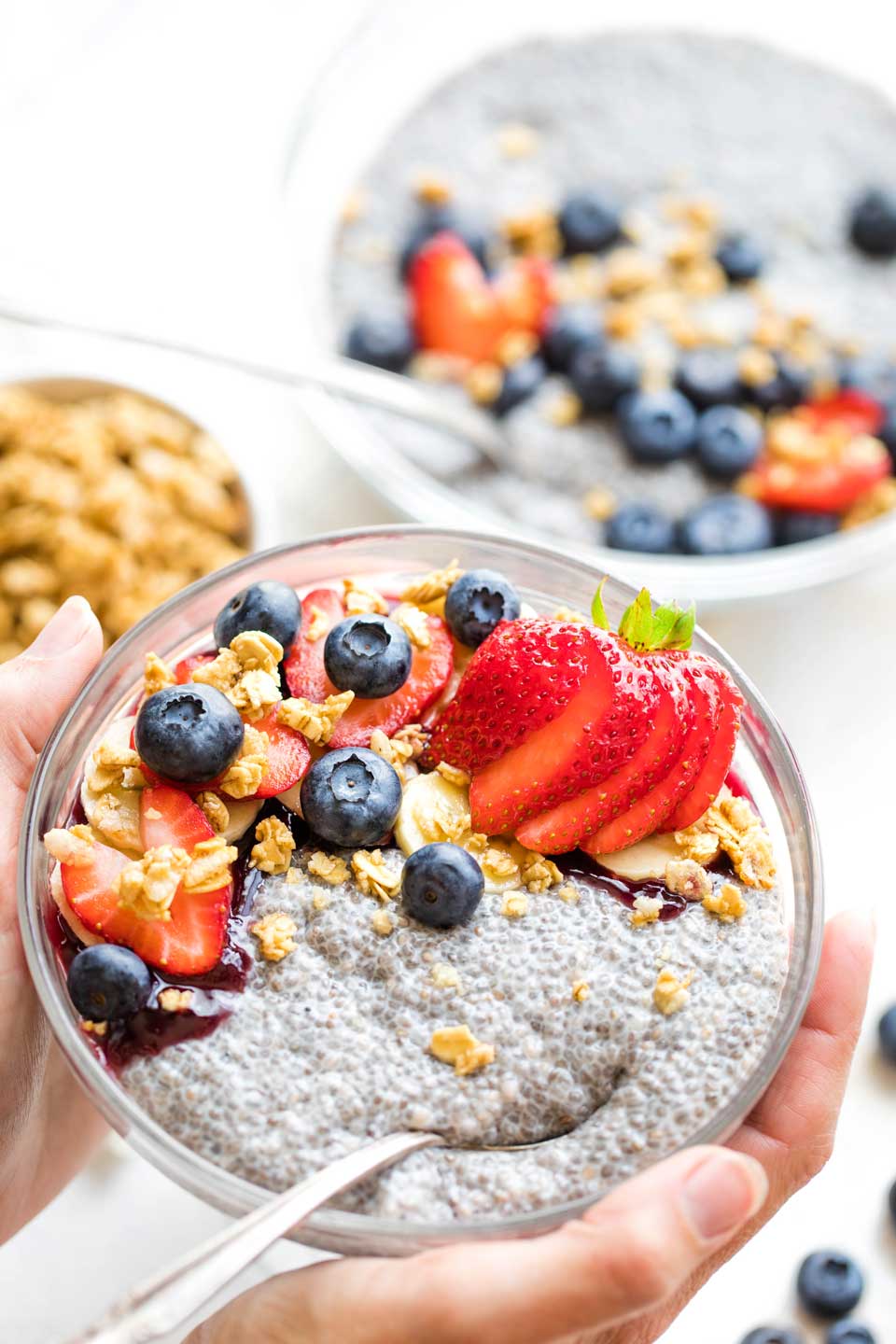 Chia Pudding With Coconut Milk And Berries Two Healthy Kitchens 