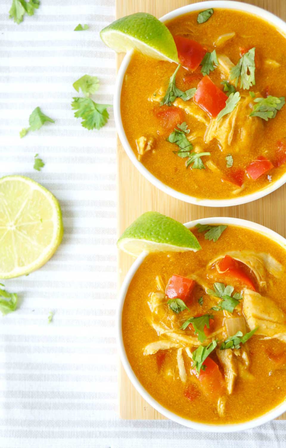 Curried Pumpkin Chicken Soup