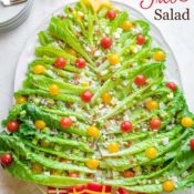 Chicken Cobb "Christmas Tree" Holiday Salad
