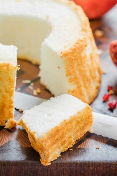 Quick and Healthy Angel Food Cake Dessert with Vanilla-Honey Oranges ...