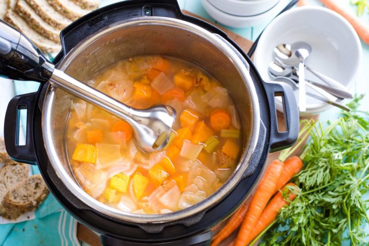 Family-Favorite Instant Pot Sweet Potato Soup - Two Healthy Kitchens