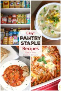 Healthy, Easy Pantry Staples Recipes - Two Healthy Kitchens