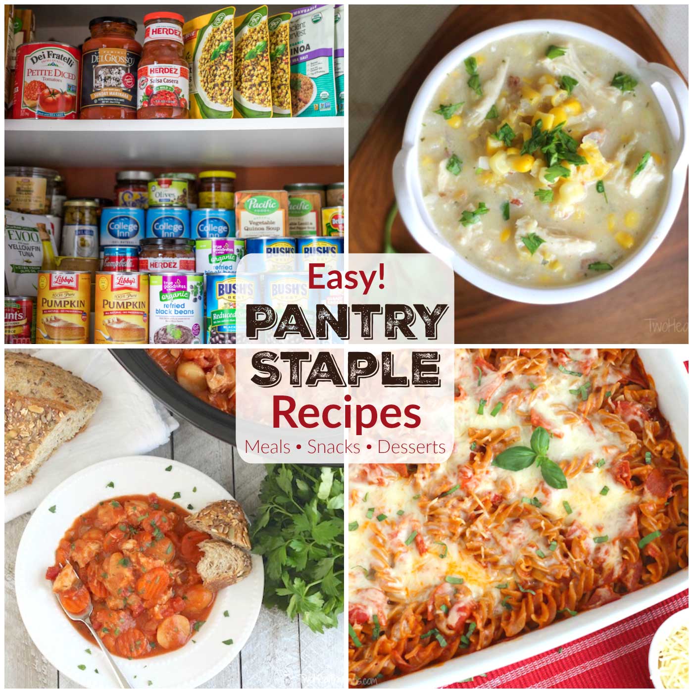 Healthy, Easy Pantry Staples Recipes