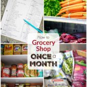 Once-a-Month Grocery Shopping: The 4-Tier, Stock-Up Plan for Healthy Eating