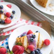 Blueberry-Lemon Angel Food Cake Recipe