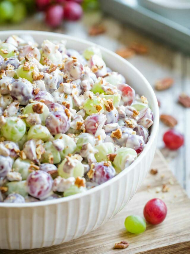 Grape Salad with Cream Cheese-Vanilla Dressing Story