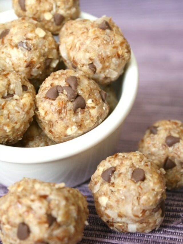 Homemade Energy Balls With Almond Butter Story