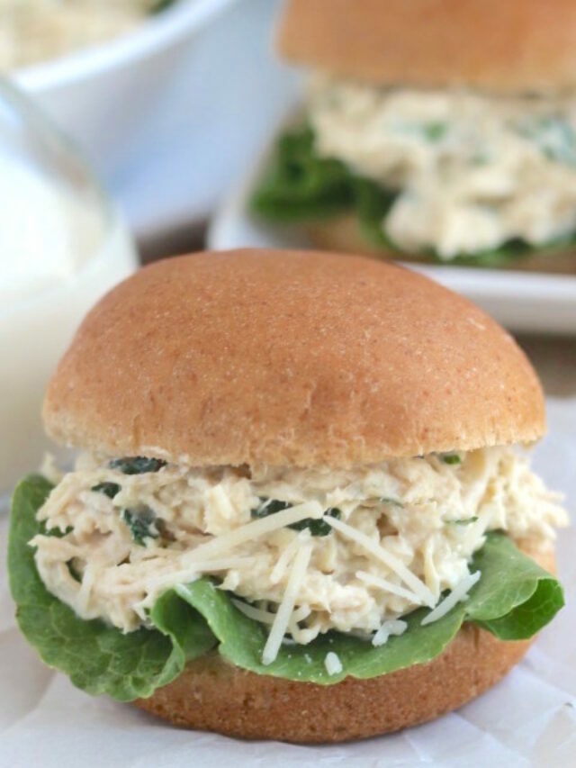 Crock-Pot Chicken Caesar Sandwiches Story