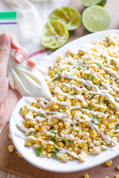 Mexican Street Corn Salad - Two Healthy Kitchens