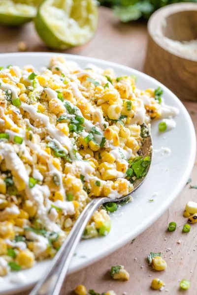 Mexican Street Corn Salad - Two Healthy Kitchens