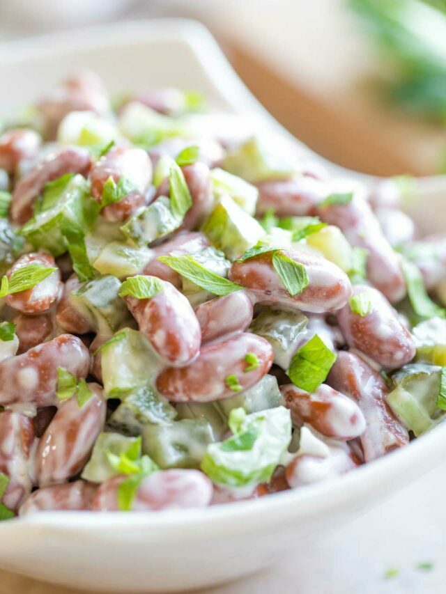 Old Fashioned Kidney Bean Salad Recipe Story