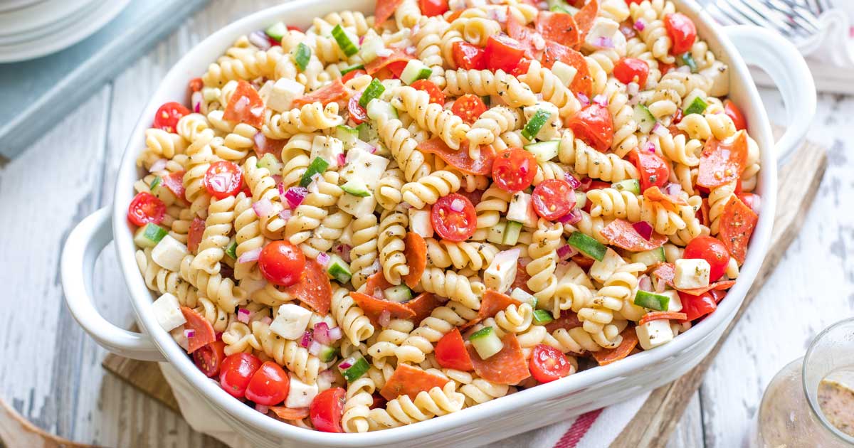 Easy Italian Pasta Salad 