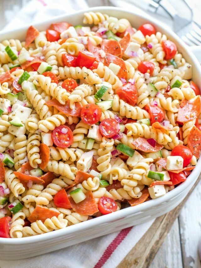 Easy Italian Pasta Salad Story