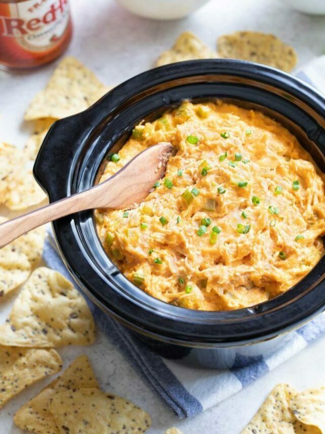 Crockpot Buffalo Chicken Dip Story