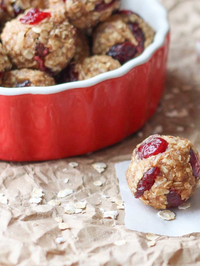 Peanut Butter and Jelly Energy Balls Story