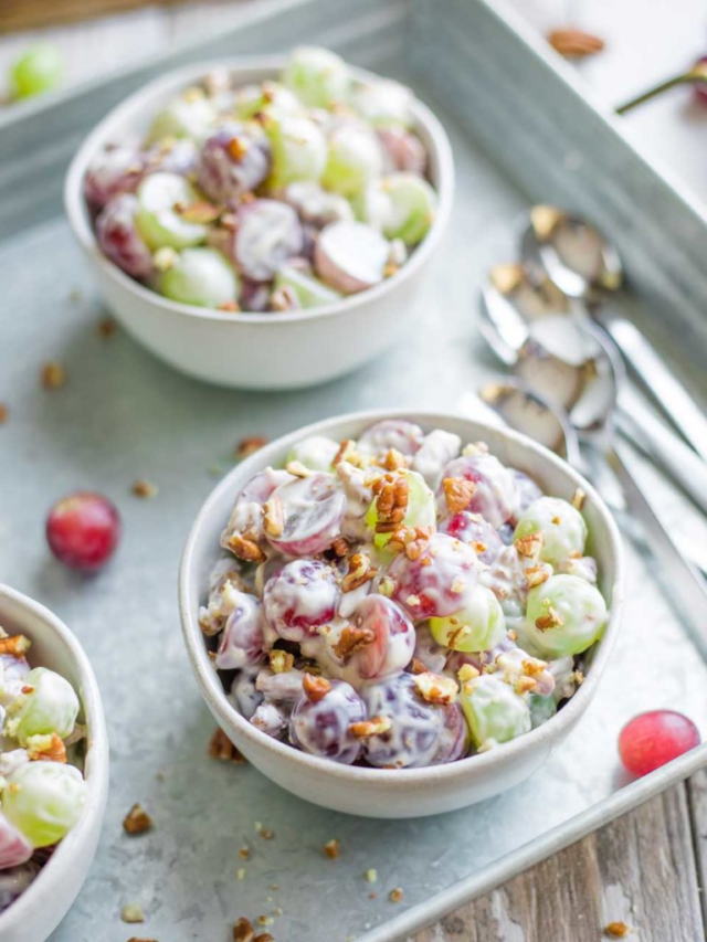 Grape Salad with Cream Cheese-Vanilla Dressing Story