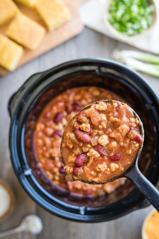 Classic, Healthy Crock-Pot Turkey Chili Story