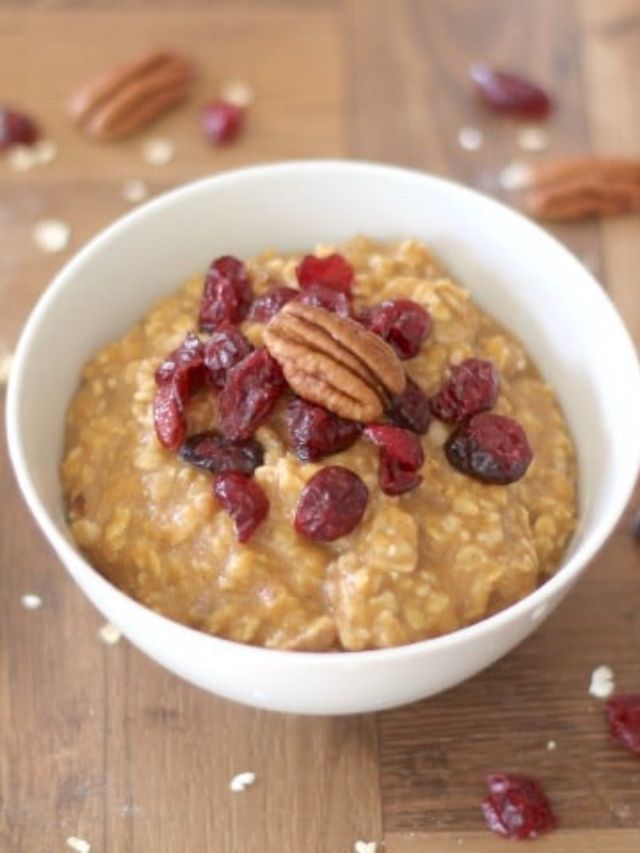 10-Minute Pumpkin Pie Oatmeal Story