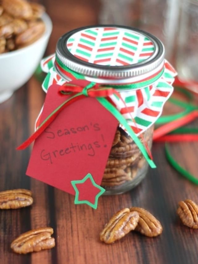 Pumpkin Pie Spiced Candied Pecans Story