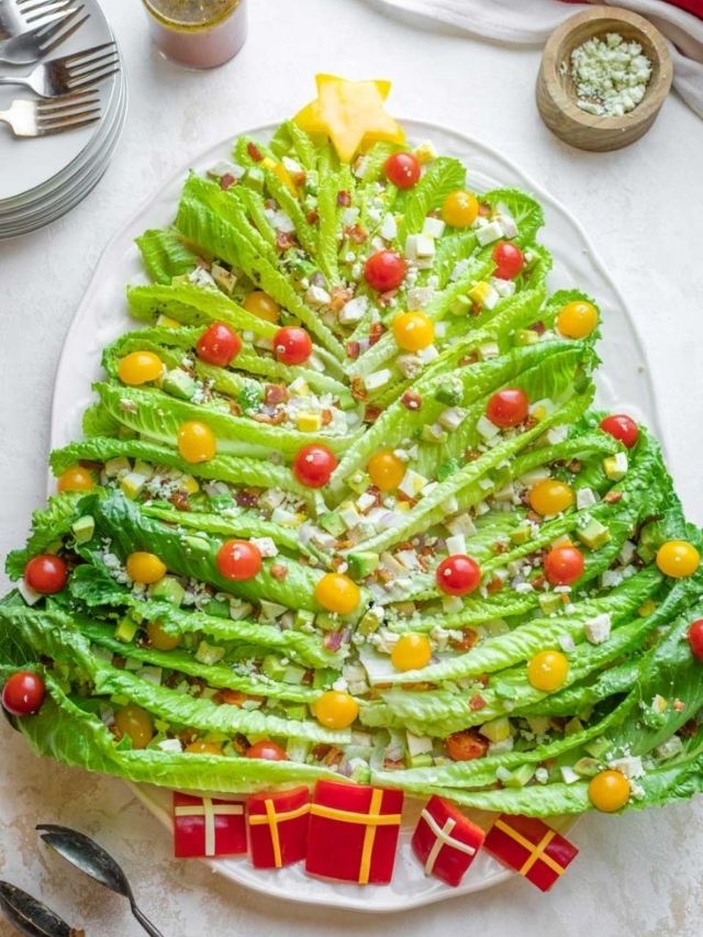 Chicken Cobb “Christmas Tree” Holiday Salad Story