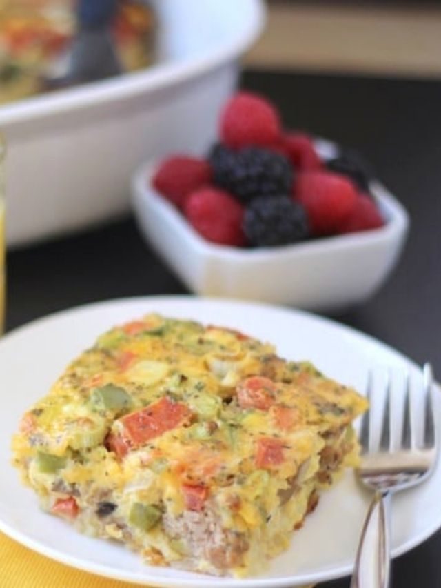 Farmers’ Market Overnight Breakfast Egg Casserole Story