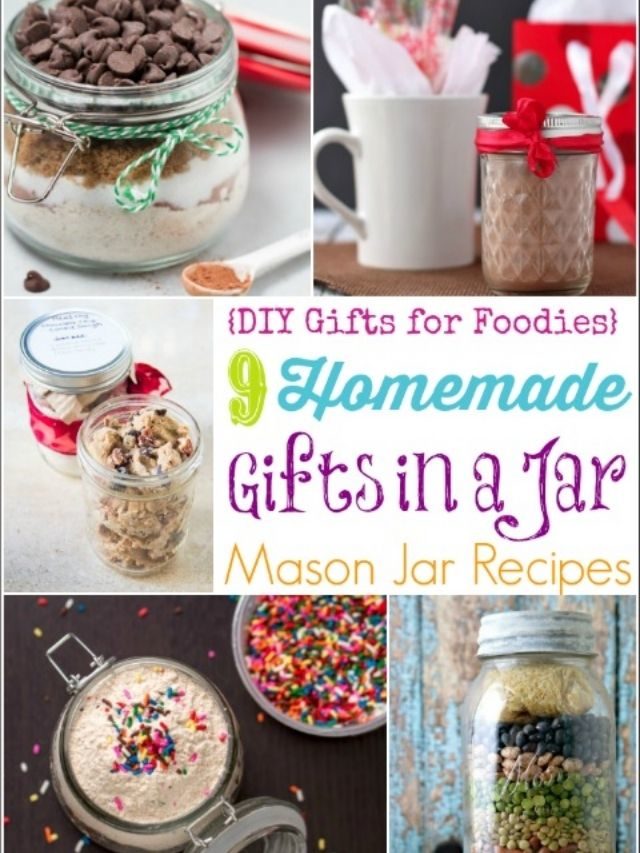 Homemade Gifts in a Jar – 9 Easy Mason Jar Recipes (DIY Gifts for Foodies Week) Story