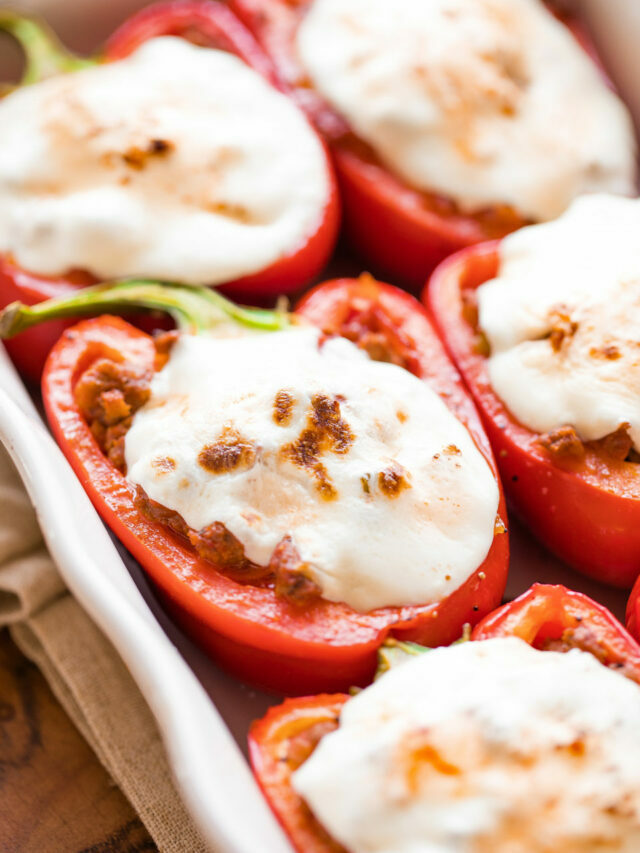 Italian Stuffed Peppers Recipe Story