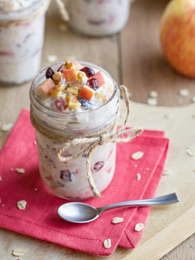 Apple Overnight Oats Story