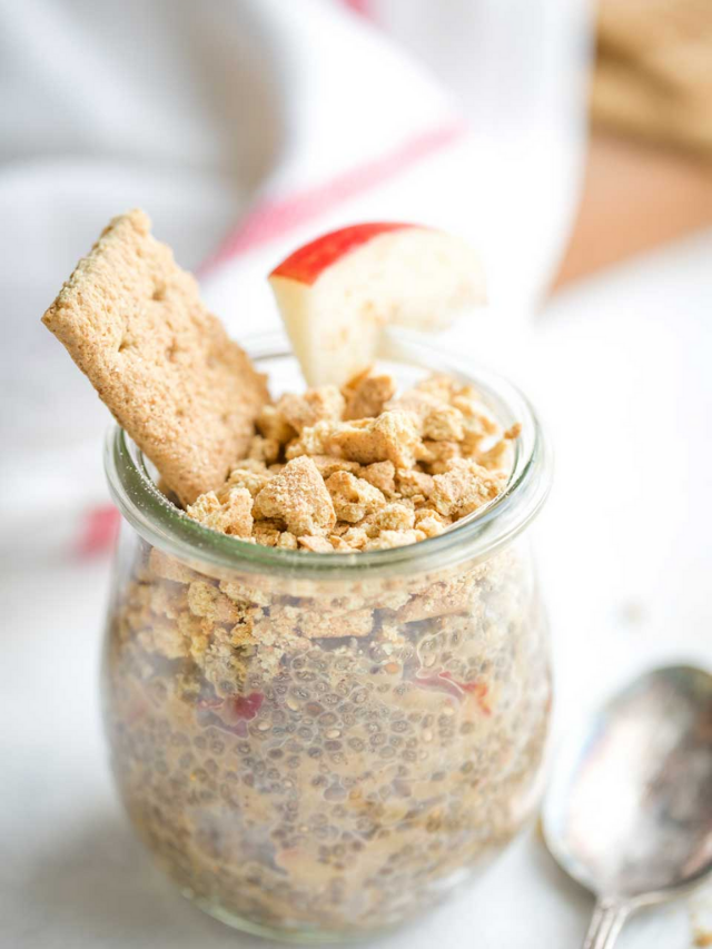 Apple Pie Overnight Chia Pudding Story