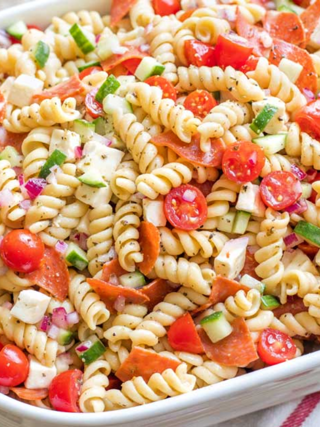 Easy Italian Pasta Salad Story Poster Image