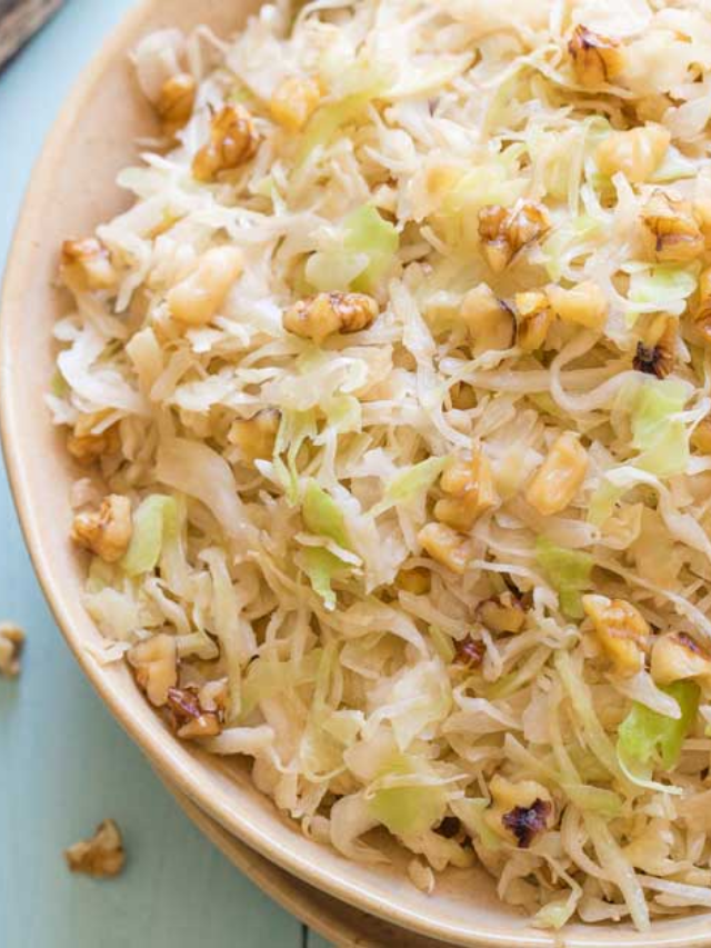 Sautéed Cabbage with Brown Butter and Walnuts Story