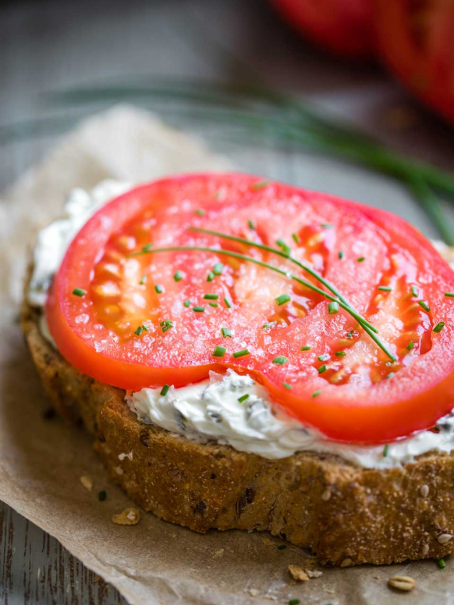 The Best Open-Faced Tomato Sandwich Story