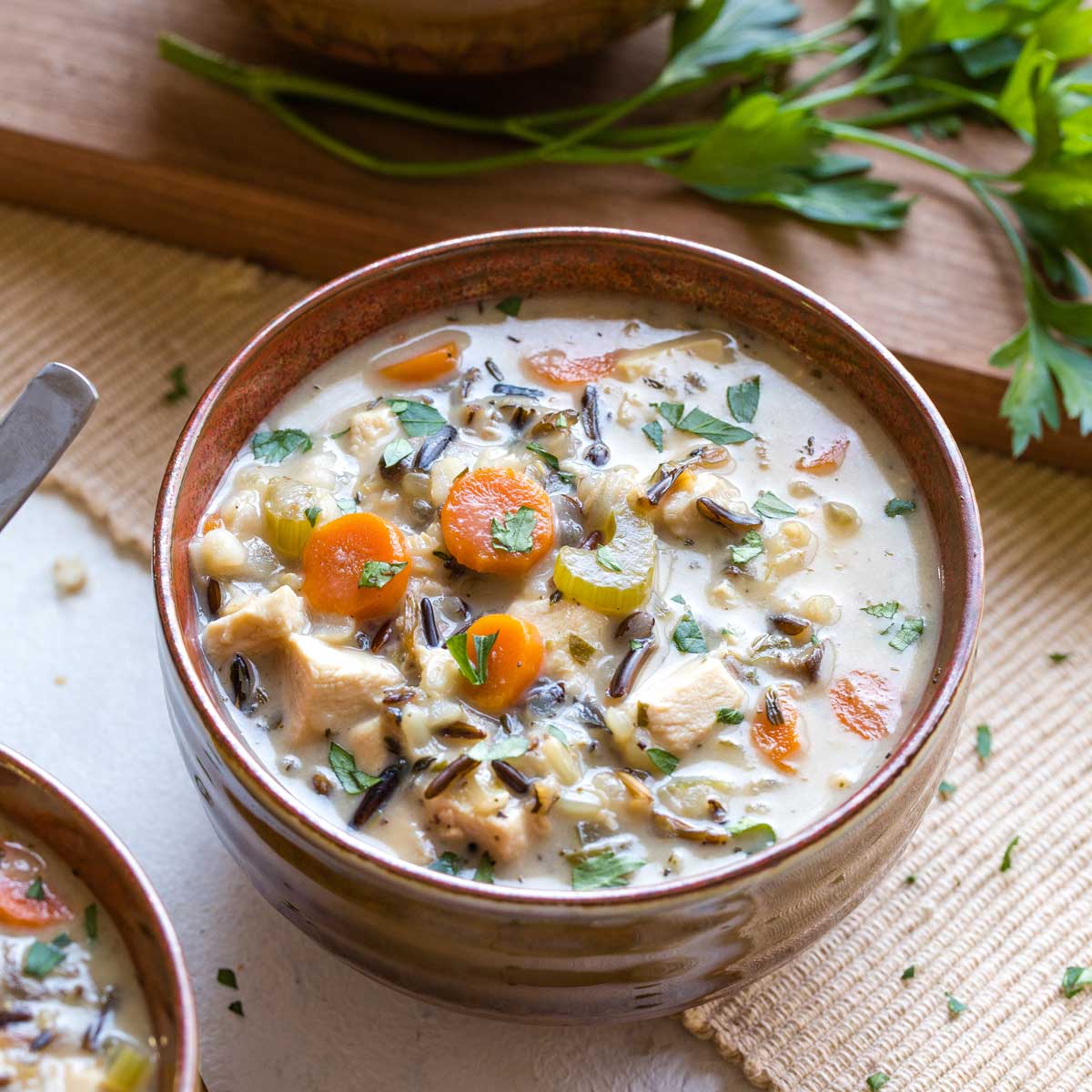 Turkey Rice Soup - Great with Leftover Thanksgiving Turkey (or Chicken ...