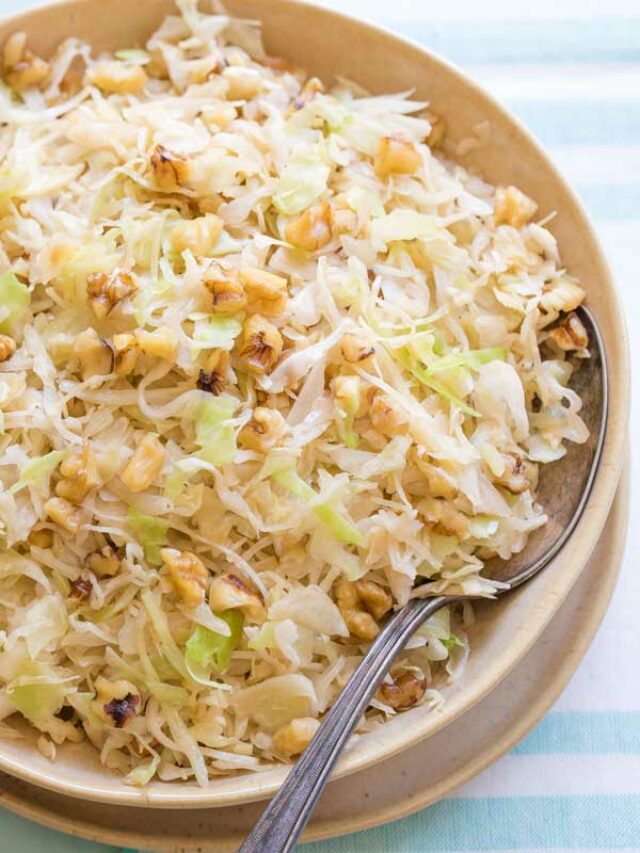 Sautéed Cabbage with Brown Butter and Walnuts Story