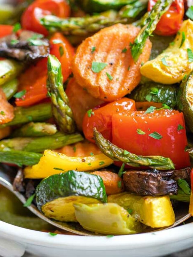 Veggies Roasted in the Oven Story