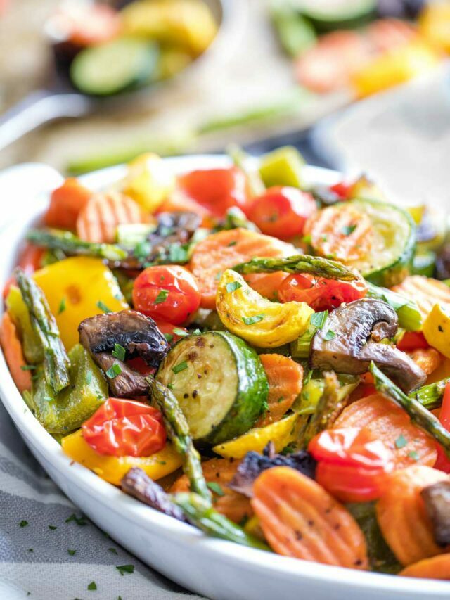 Oven Roasted Vegetables Medley Story