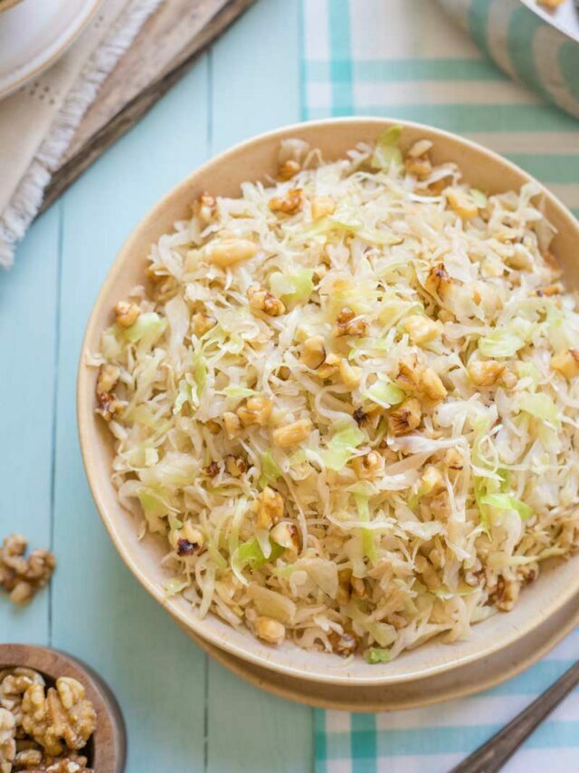 Sautéed Cabbage with Brown Butter and Walnuts Recipe Story