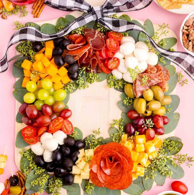 Image for Festive Christmas Charcuterie Wreath