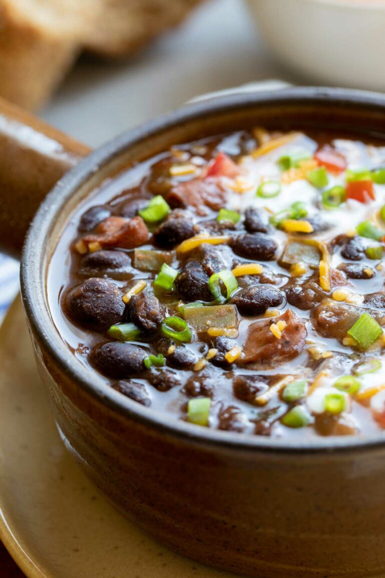 Instant Pot Black Bean Soup - Rich Flavor & So Easy! | Two Healthy Kitchens